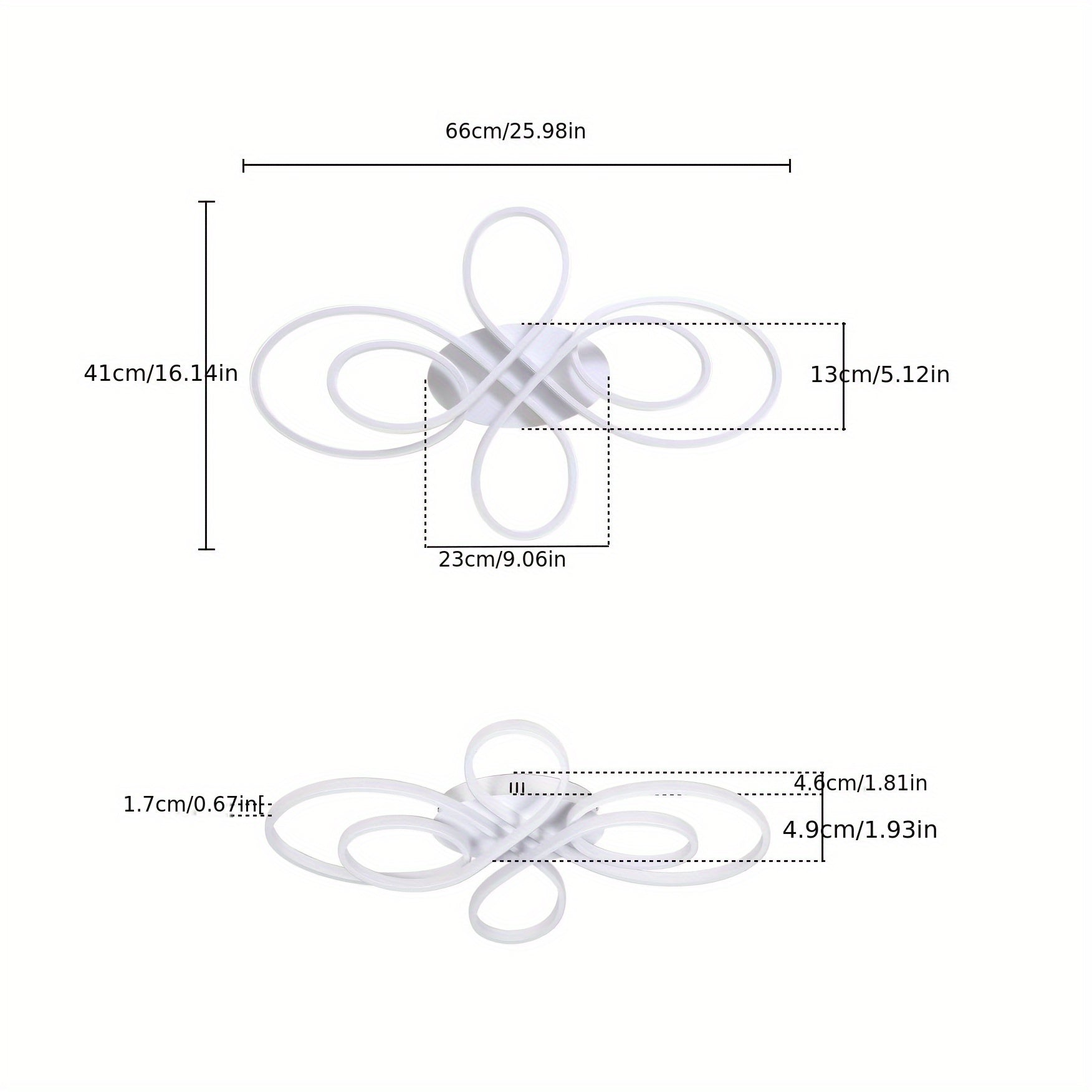 LED Ceiling Lamp 90W – Large Diameter and Dimmable