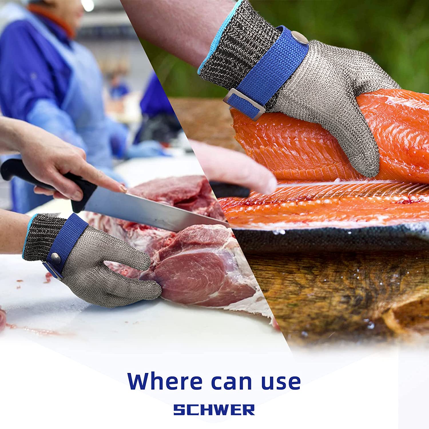 Heavy-Duty Cut-Resistant Gloves – Flexible Protection for Safe Handling