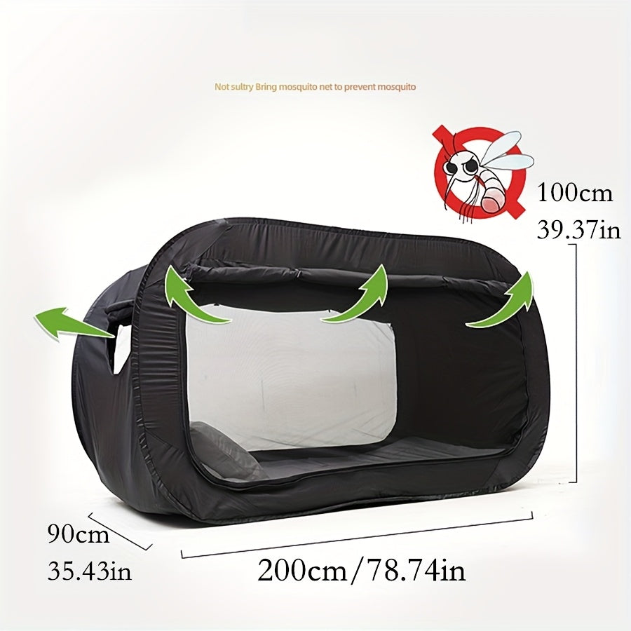 CozyNest Folding Tent Bed – Protection and Rest Within Reach