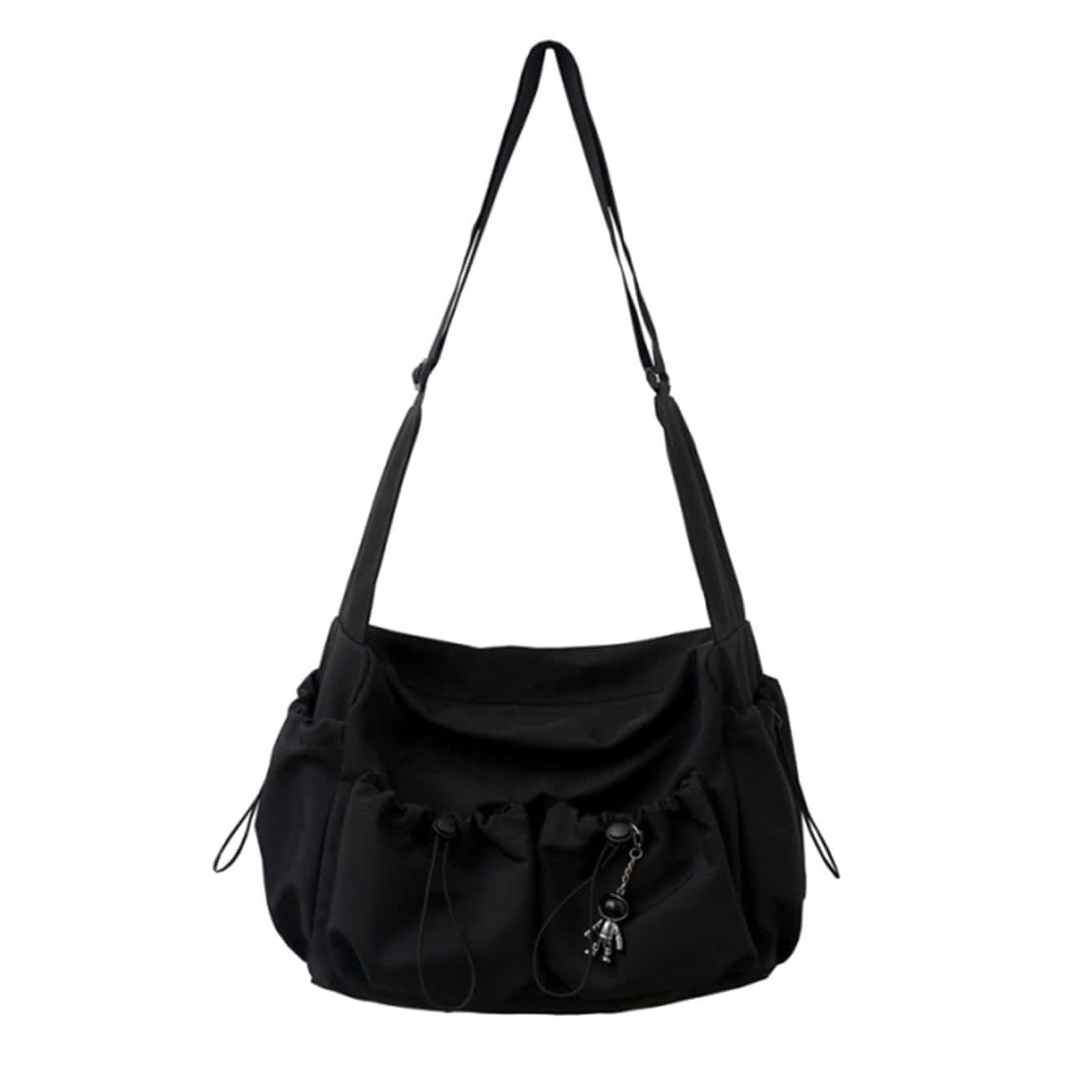 UrbanEase Crossbody Bag – Drawstring Shoulder Bag with Large Capacity