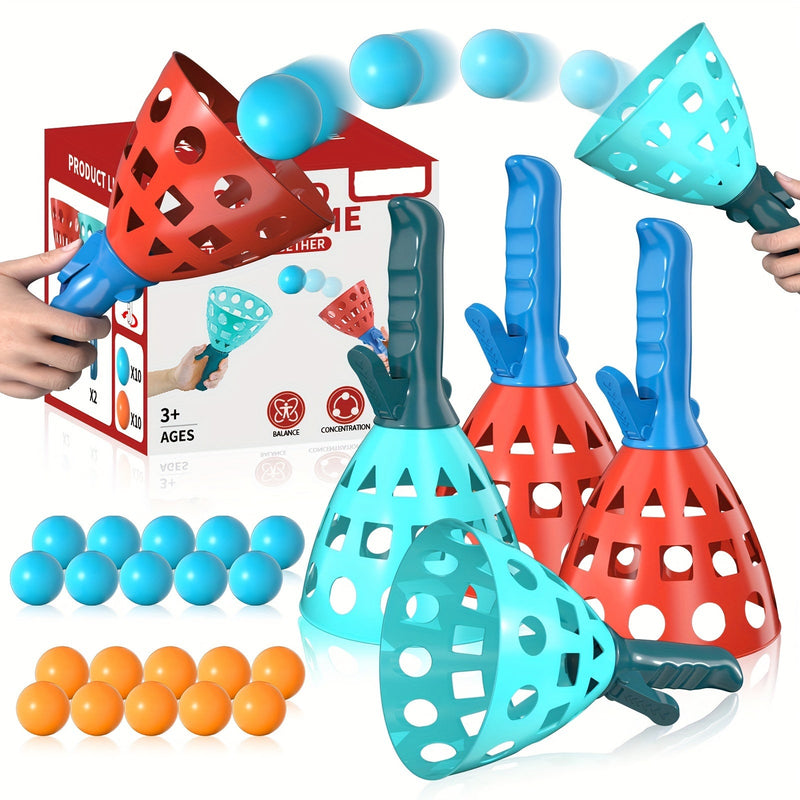 Pop and Catch Ball Game - Fun and Active Outdoor Activity for Kids