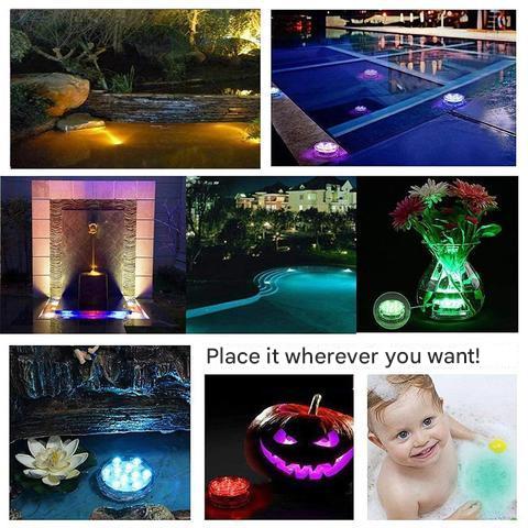 Underwater LED Lamp – Colourful and Fully Waterproof