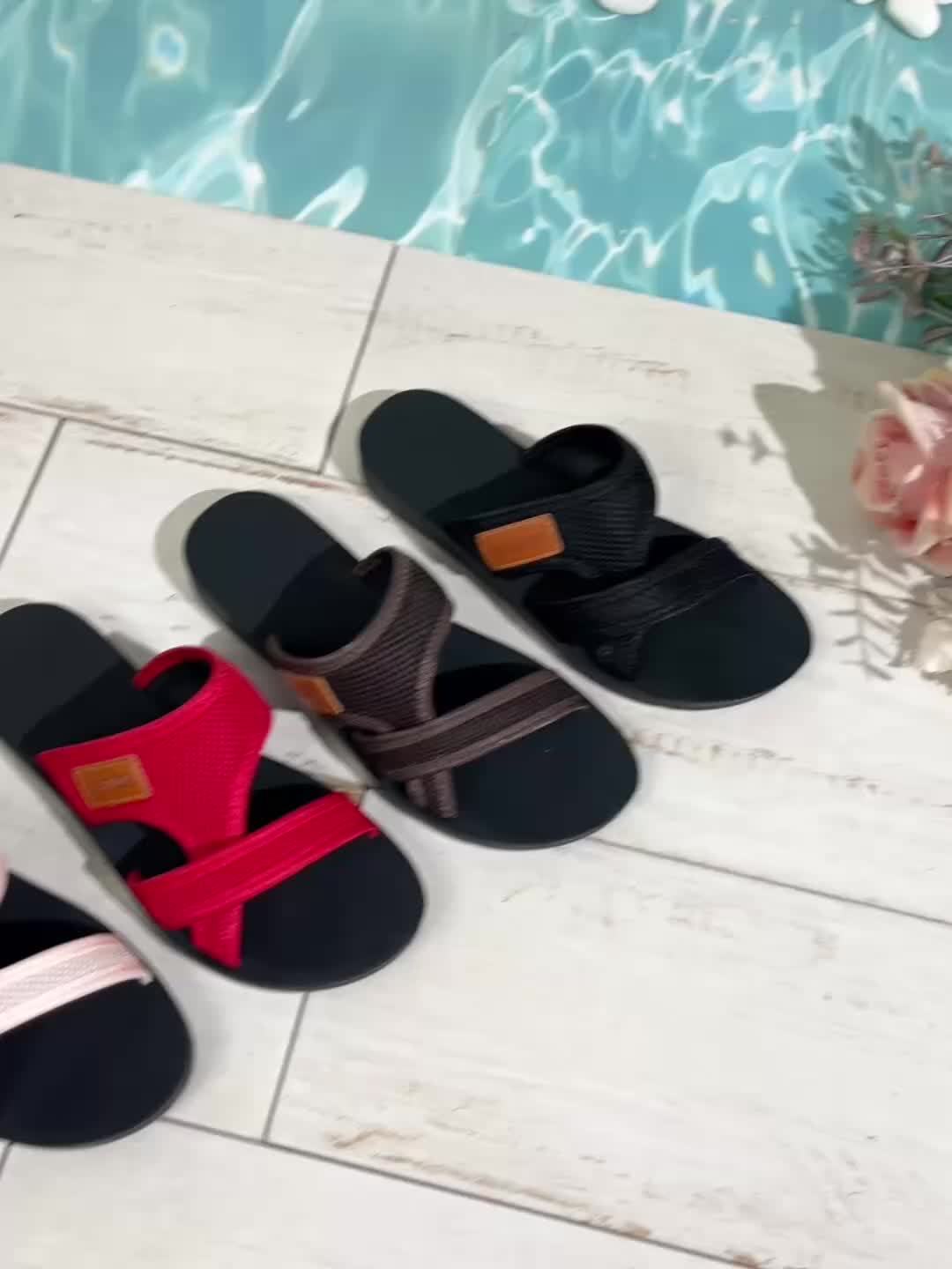 Ladies Mesh Slide Sandals – Lightweight and Breathable with Cross Straps