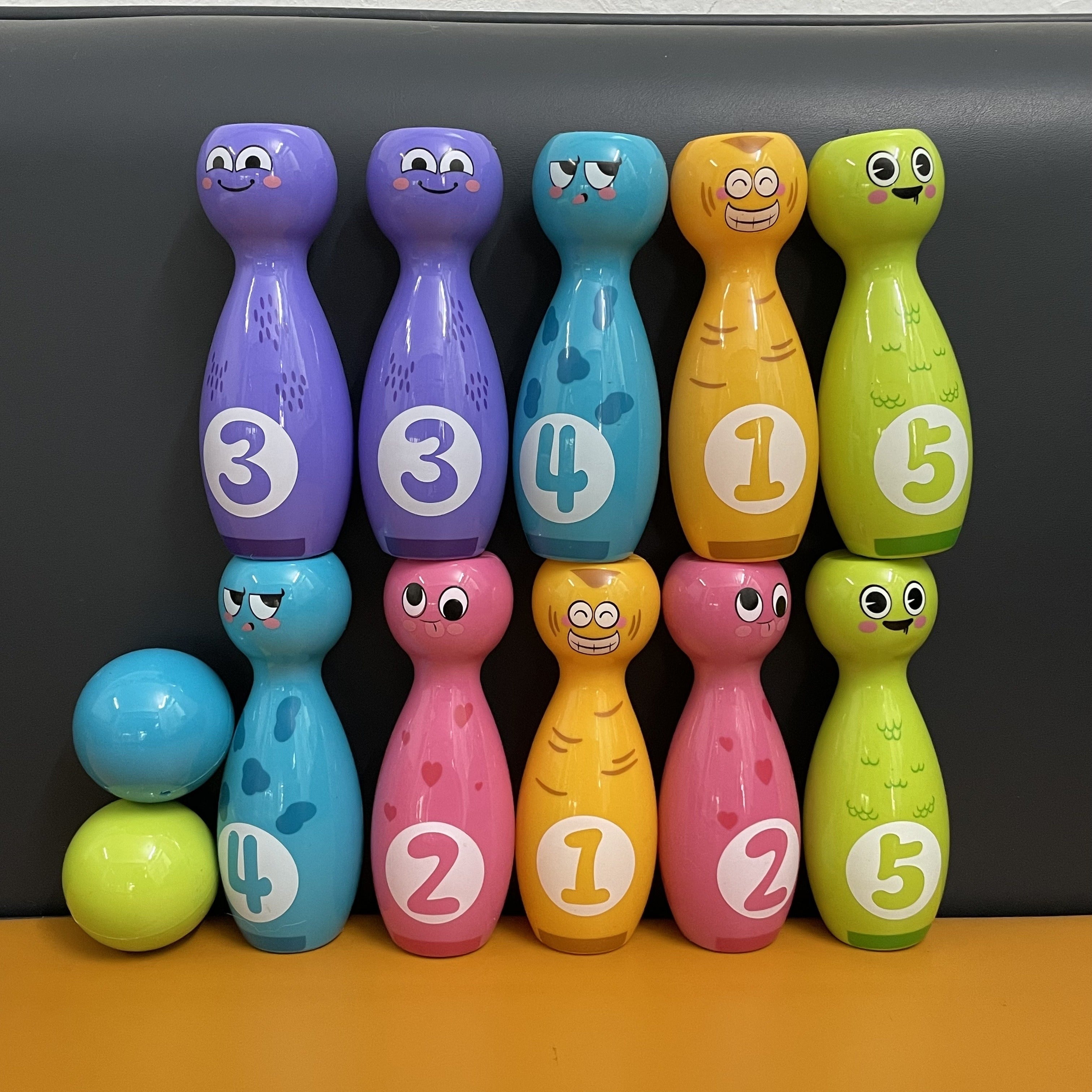 Cheerful Kids Bowling Set - For Fun and Development