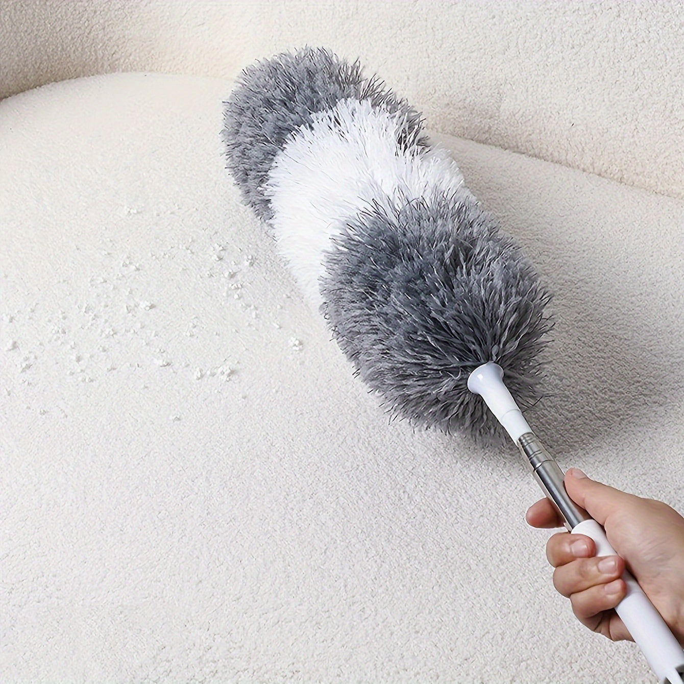 Extendable Microfiber Duster – Washable, Flexible, and Perfect for High Ceilings