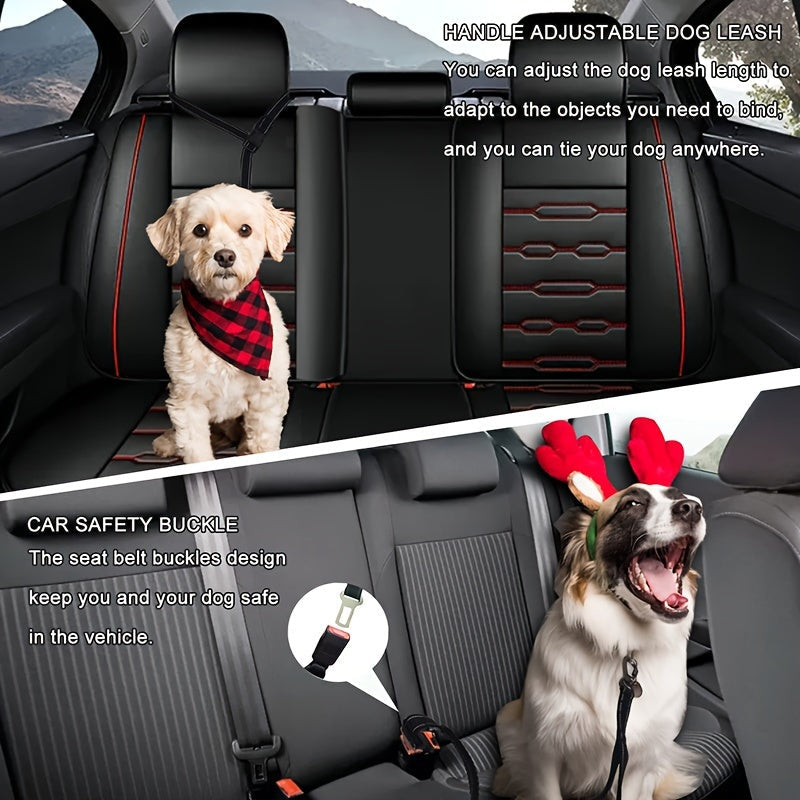 Adjustable Bungee Dog Leash – Shock Absorbing and Reflective for Large Dogs