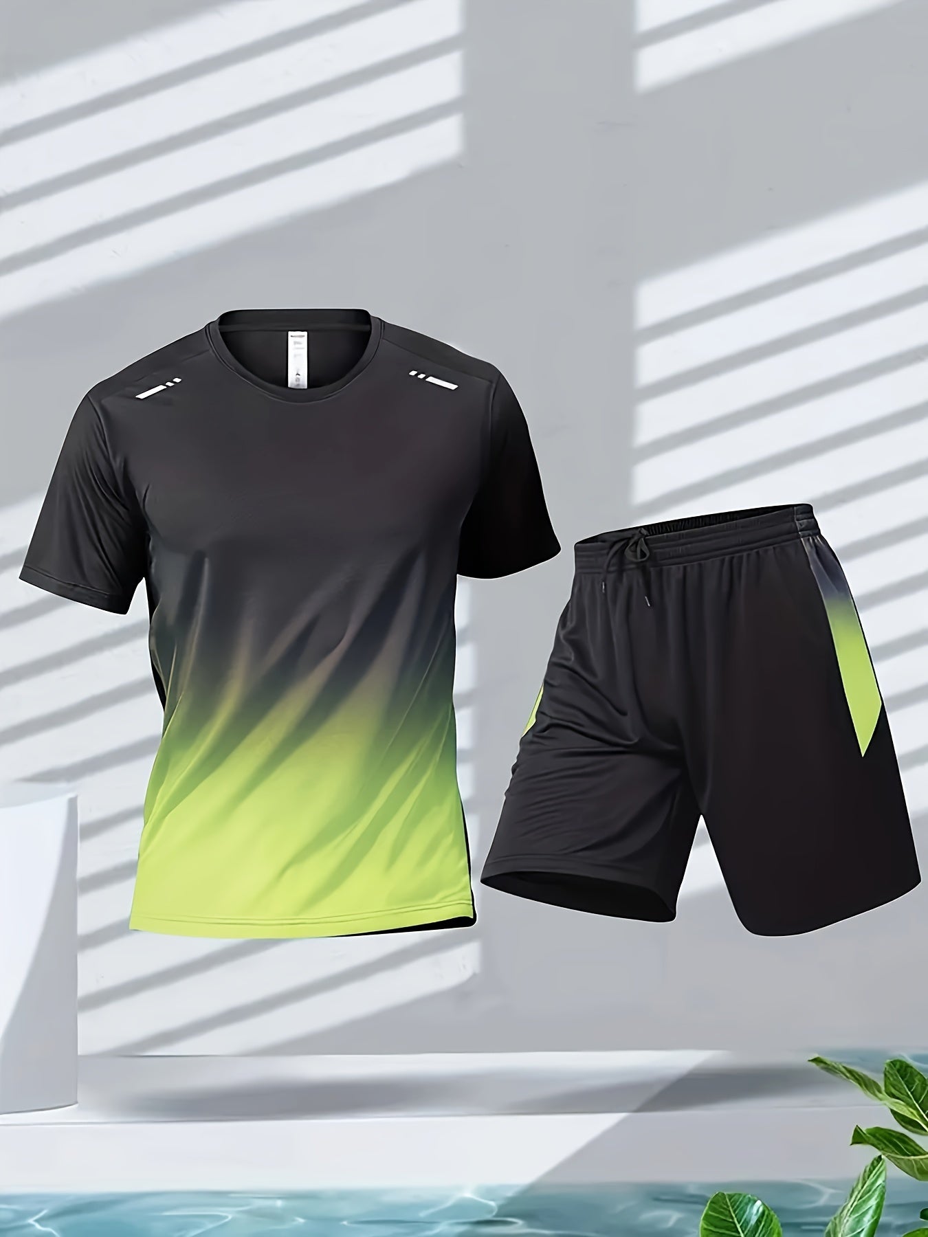 Dynamic Sports T-Shirt and Shorts Set – Breathable and Comfortable for Active Days