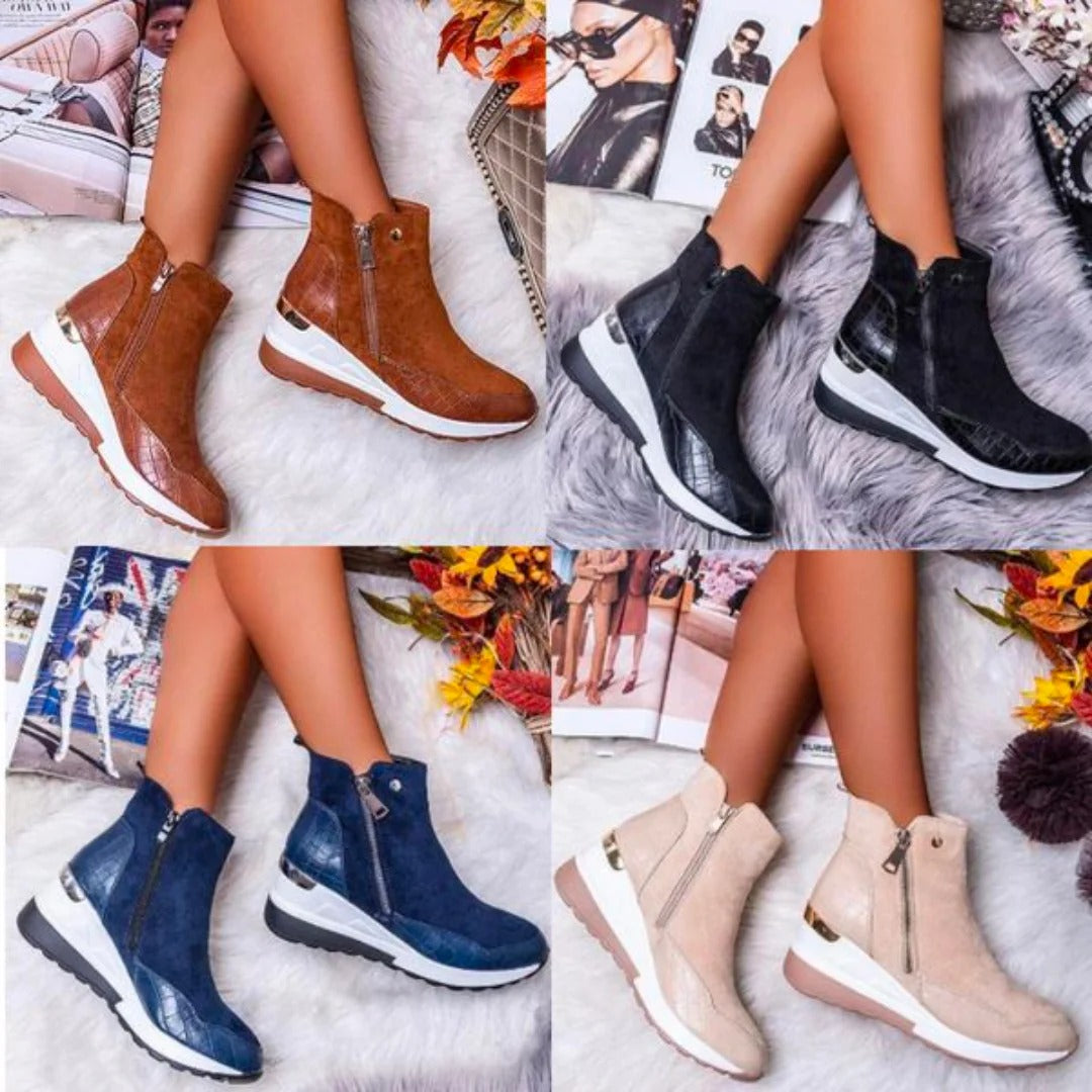 Lisa Orthopedic Ankle Boots – Stylish Comfort and Superior Support