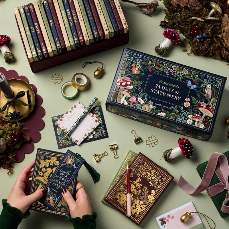 Advent Calendar with Writing and Stationery – 24 Surprises in Book Design