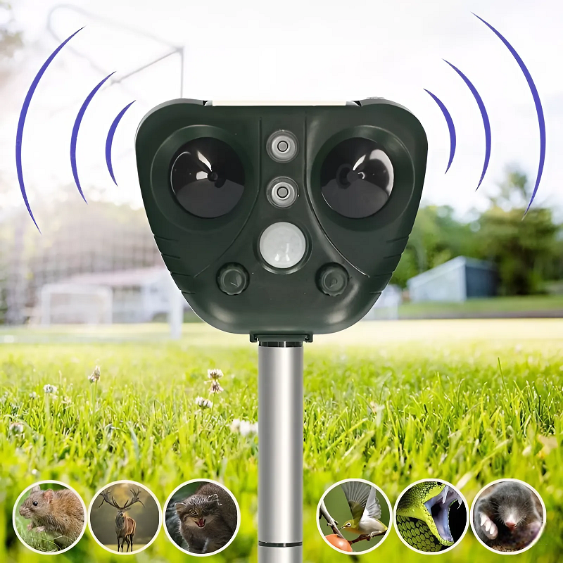 Solar Ultrasonic Bird Repeller – Wireless and Weatherproof for Outdoors
