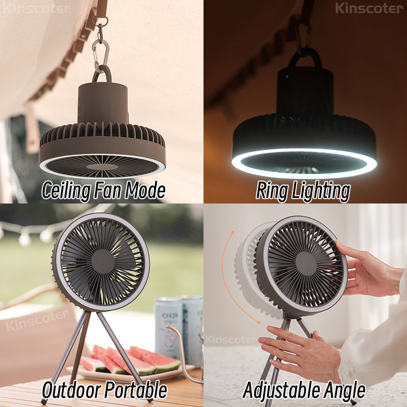Portable Breeze+ Fan – Foldable Design with Extended Runtime