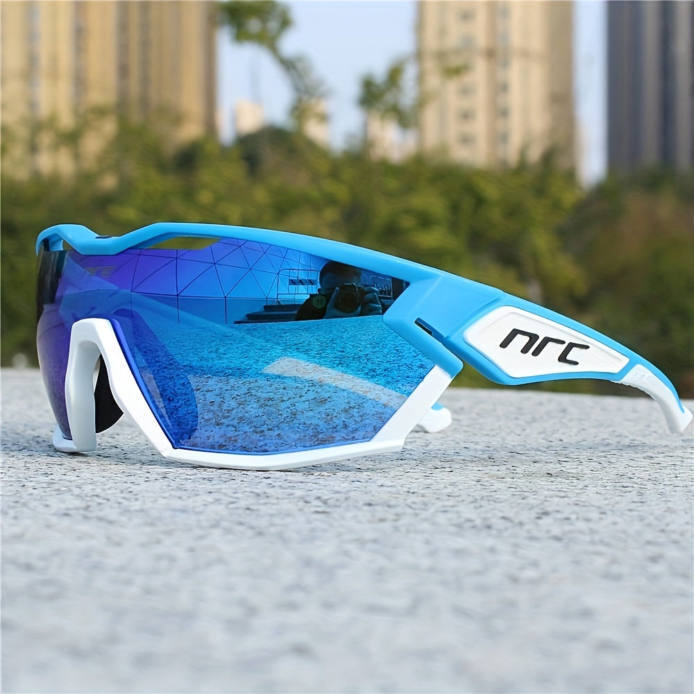 Polycarbonate Bicycle Glasses with 3 Lenses – Windproof Glasses for Cycling, Running, and Outdoor Activities