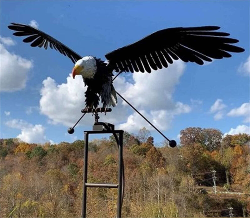 Metal Bird Wind Generator - Decorative Garden Ornaments