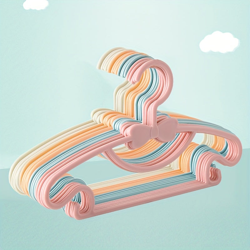 Sustainable Hangers for Kids - Cute Bow Design, Lightweight and Space-Saving