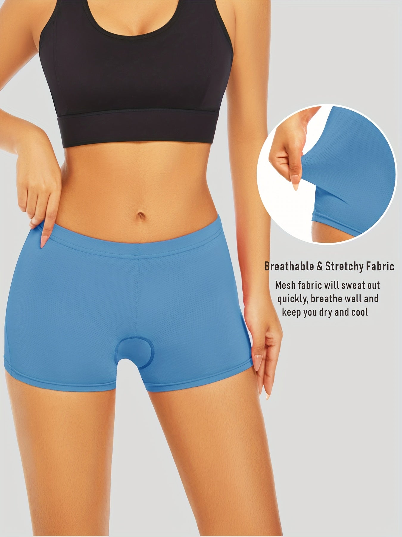 Ladies' Cycling Underwear with 4D Padding – Lightweight and Breathable for Cycling and Outdoor Activities