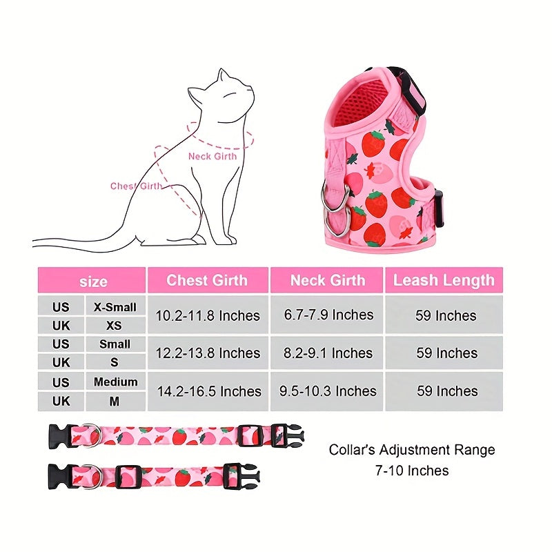 KittyComfort Harness Set - For Cozy Walks and Adventures