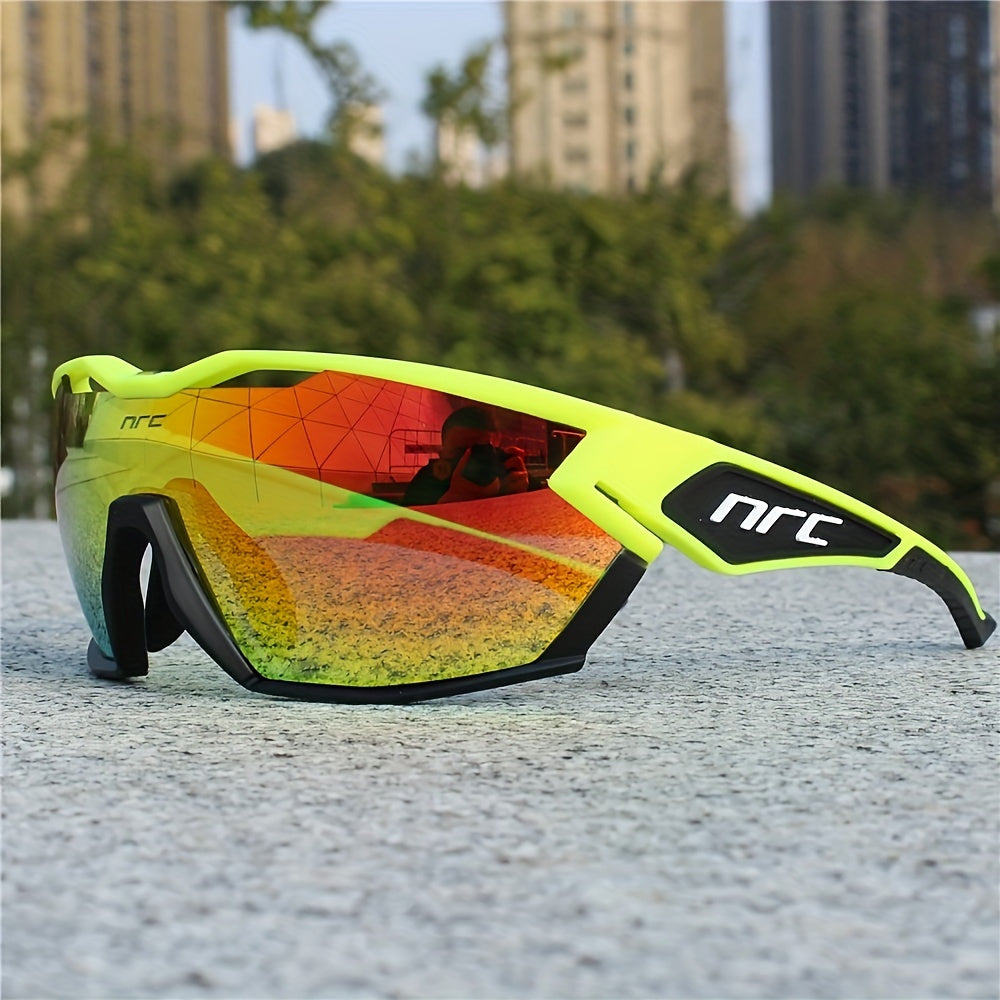Polycarbonate Bicycle Glasses with 3 Lenses – Windproof Glasses for Cycling, Running, and Outdoor Activities
