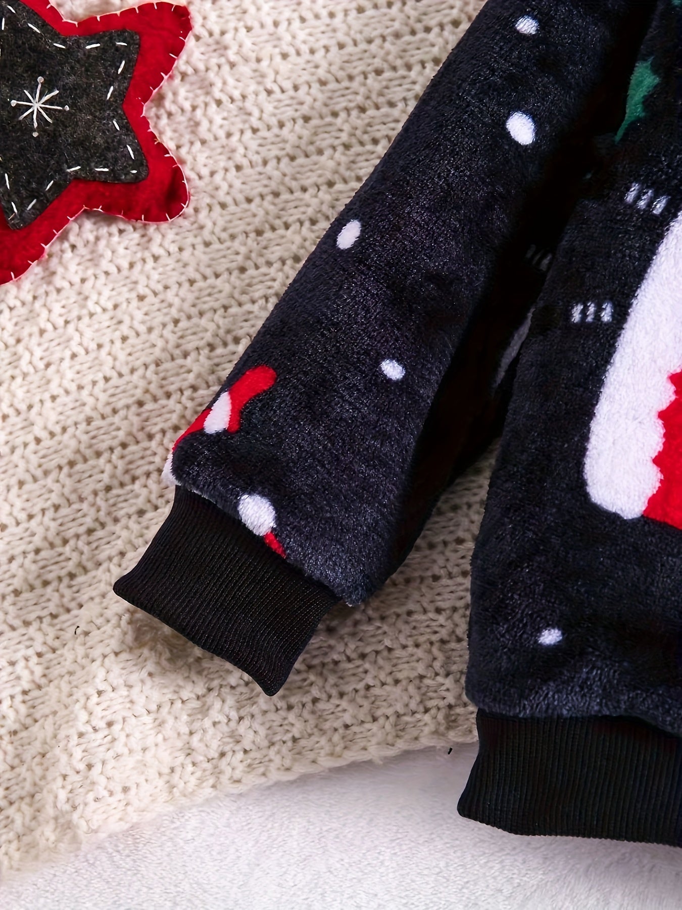 Cute Christmas Fleece Set for Kids - For a Festive Look