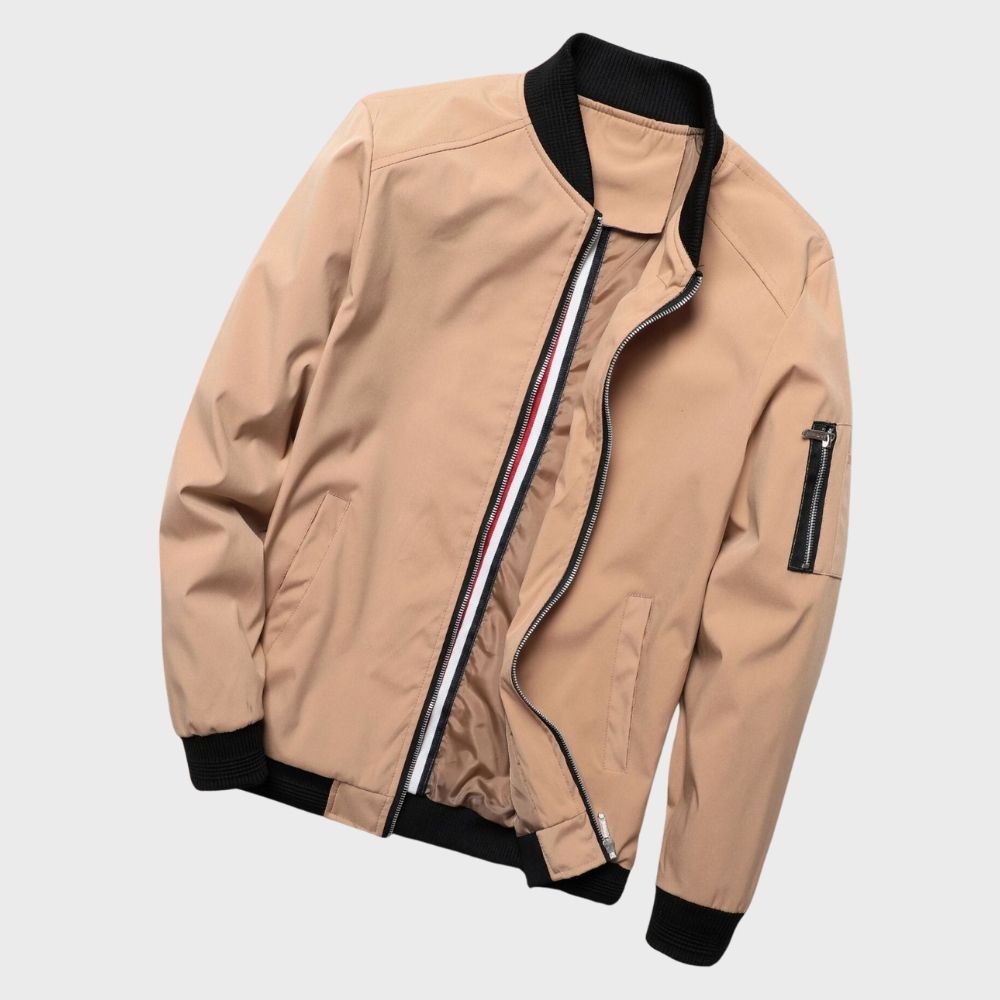 Lightweight Men’s Bomber Jacket – Breathable and Stylish Spring Wear