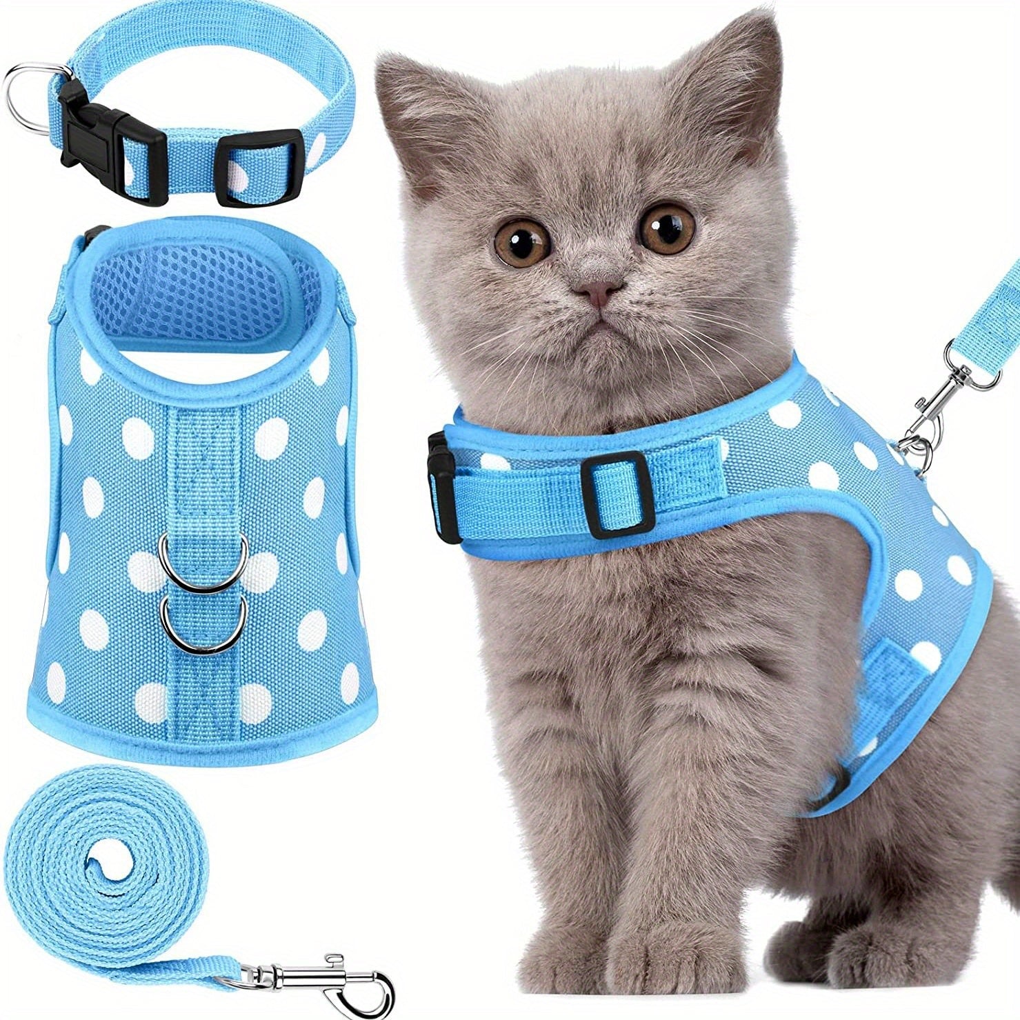 KittyComfort Harness Set - For Cozy Walks and Adventures