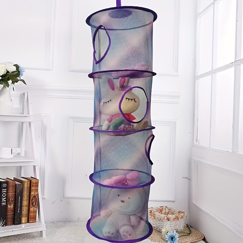 TidyTower 4-Layer Storage Net - Space-Saving and Multifunctional