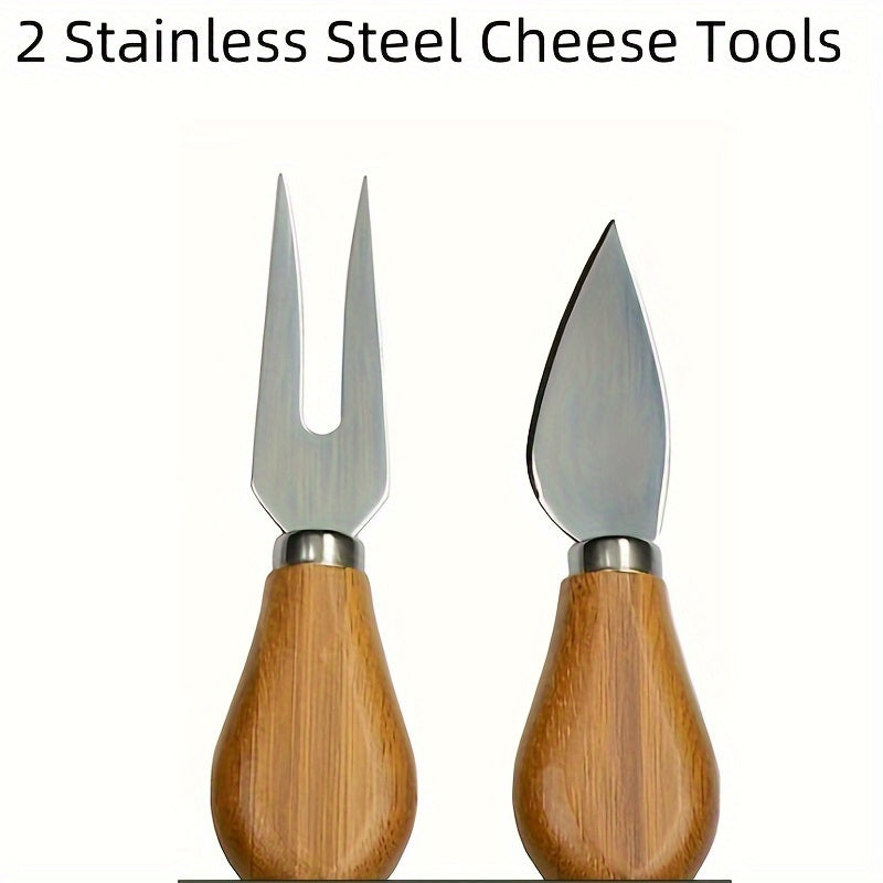 Bamboo Delights Cheese and Snack Board Set – Original and Practical for Cozy Moments
