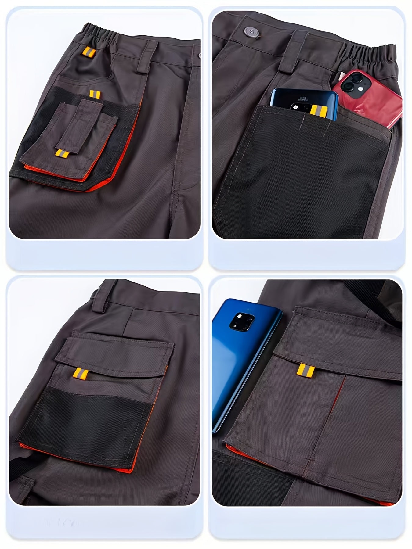 High-Quality Work Pants – Reinforced Design with 3D Pockets for Work and Outdoor Activities