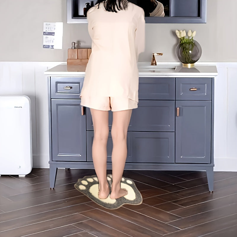 Foot-Shaped Bath Mat - Comfortable and Safe for Your Bathroom