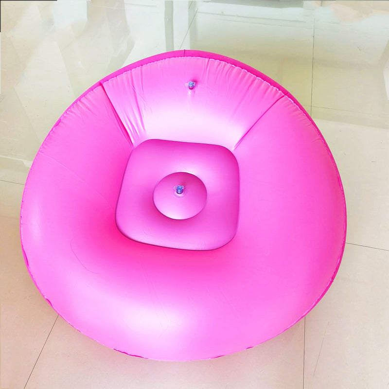 Soft Inflatable Lounge Chair – Relaxed and Compact for Indoor and Outdoor Use