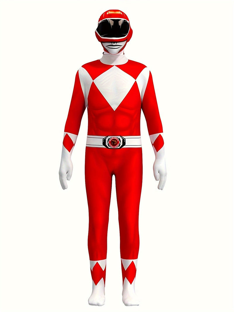 Power Ranger Costume – Red Ranger Cosplay for Kids