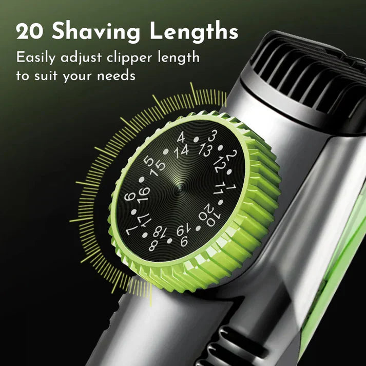 TrimMaster Vacuum Beard Trimmer - Wireless and Mess-Free Trim Comfort