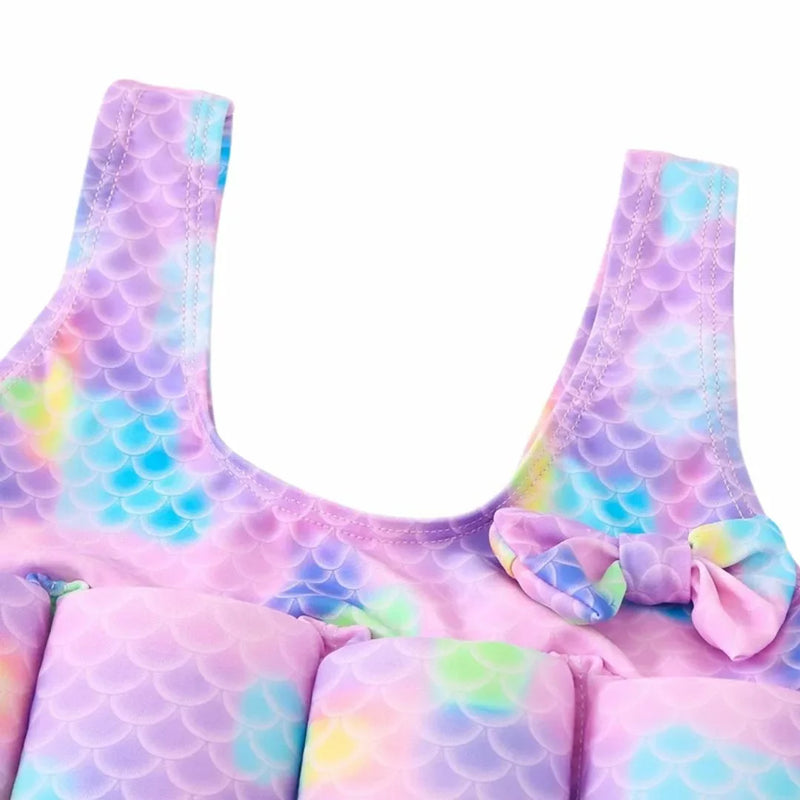 Girls' Swimsuit with Floatation and Skirt – Safe Swimming Fun