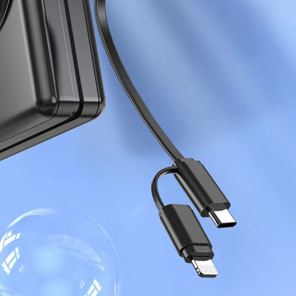 EnergieMate 5-in-1 Powerbank – Smart Travel Companion with 15,000mAh