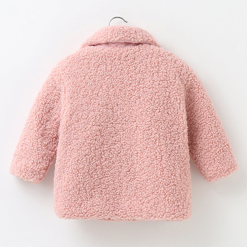 Cuddly Soft Teddy Coat for Girls – Warm and Stylish