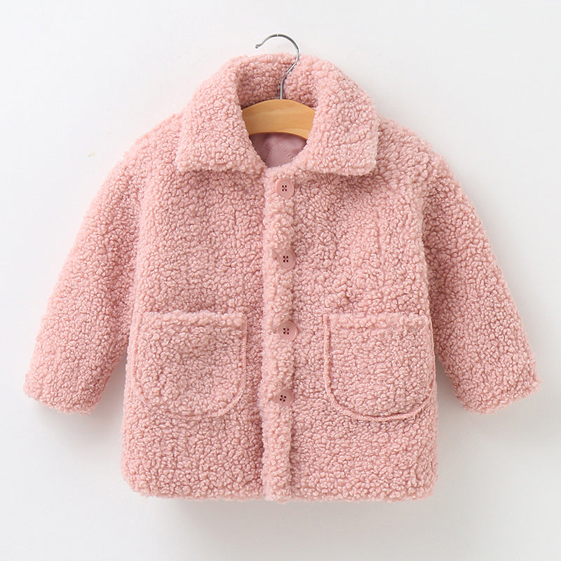 Cuddly Soft Teddy Coat for Girls – Warm and Stylish