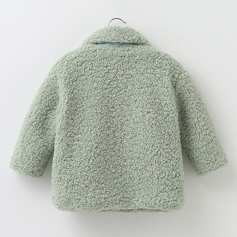 Cuddly Soft Teddy Coat for Girls – Warm and Stylish
