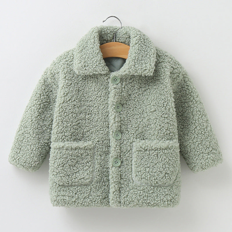 Cuddly Soft Teddy Coat for Girls – Warm and Stylish