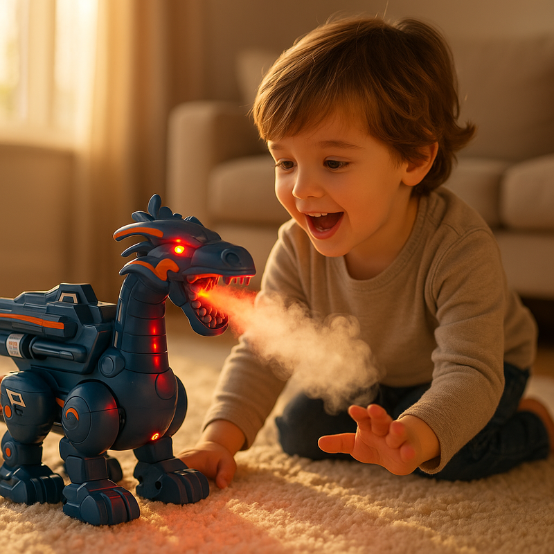 Kids’ MegaRex Walker – Light & Mist Interactive Dinosaur Toy