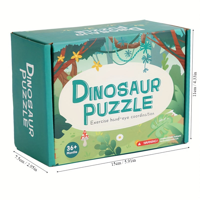 Educational Dinosaur Puzzle - For Creative Learning and Fun Play