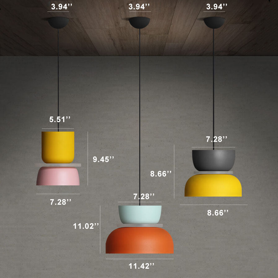 Scandi Glow Pendant Lamp – Colourful Design, Modern and Energy Efficient