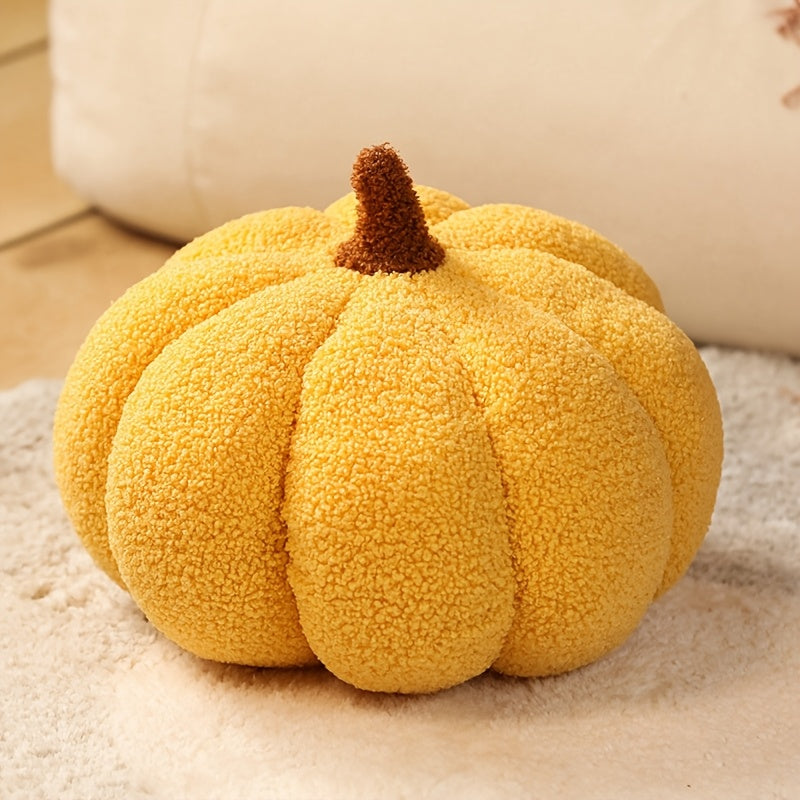 Plush Pumpkin Cushion – Cosy and Soft for Autumn Decoration