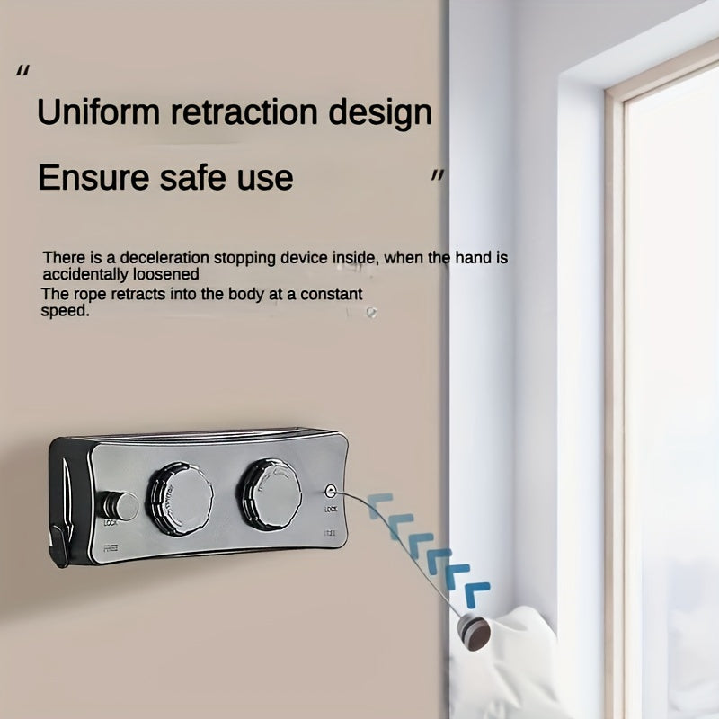 Foldable Double Clothesline – Compact and Strong