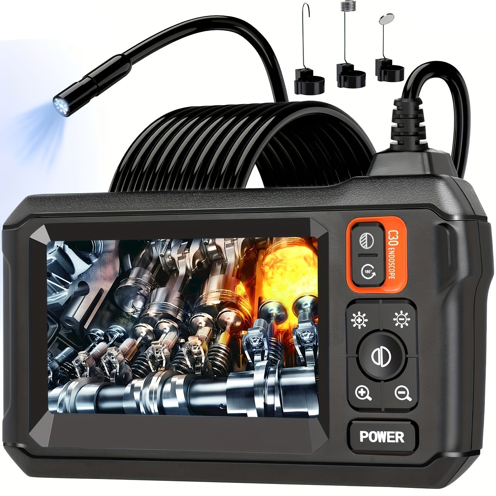 Professional Endoscope Camera – Clear Inspections with LCD Display