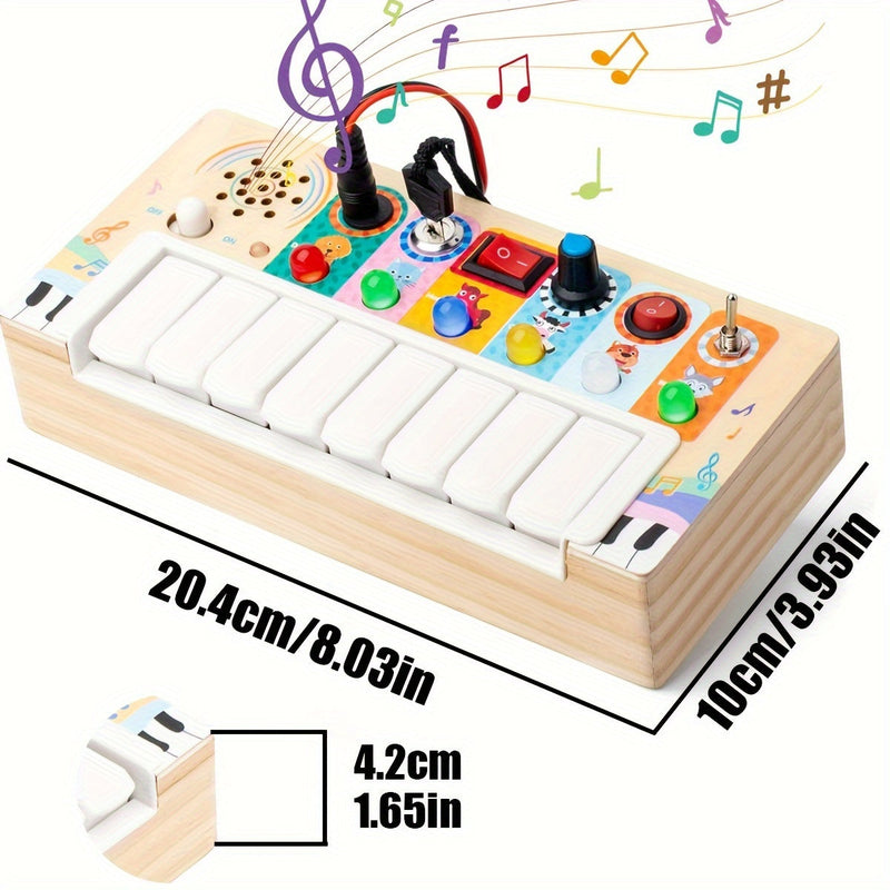 Educational Music Playboard for Children - Learning and Playing with Sound and Lights