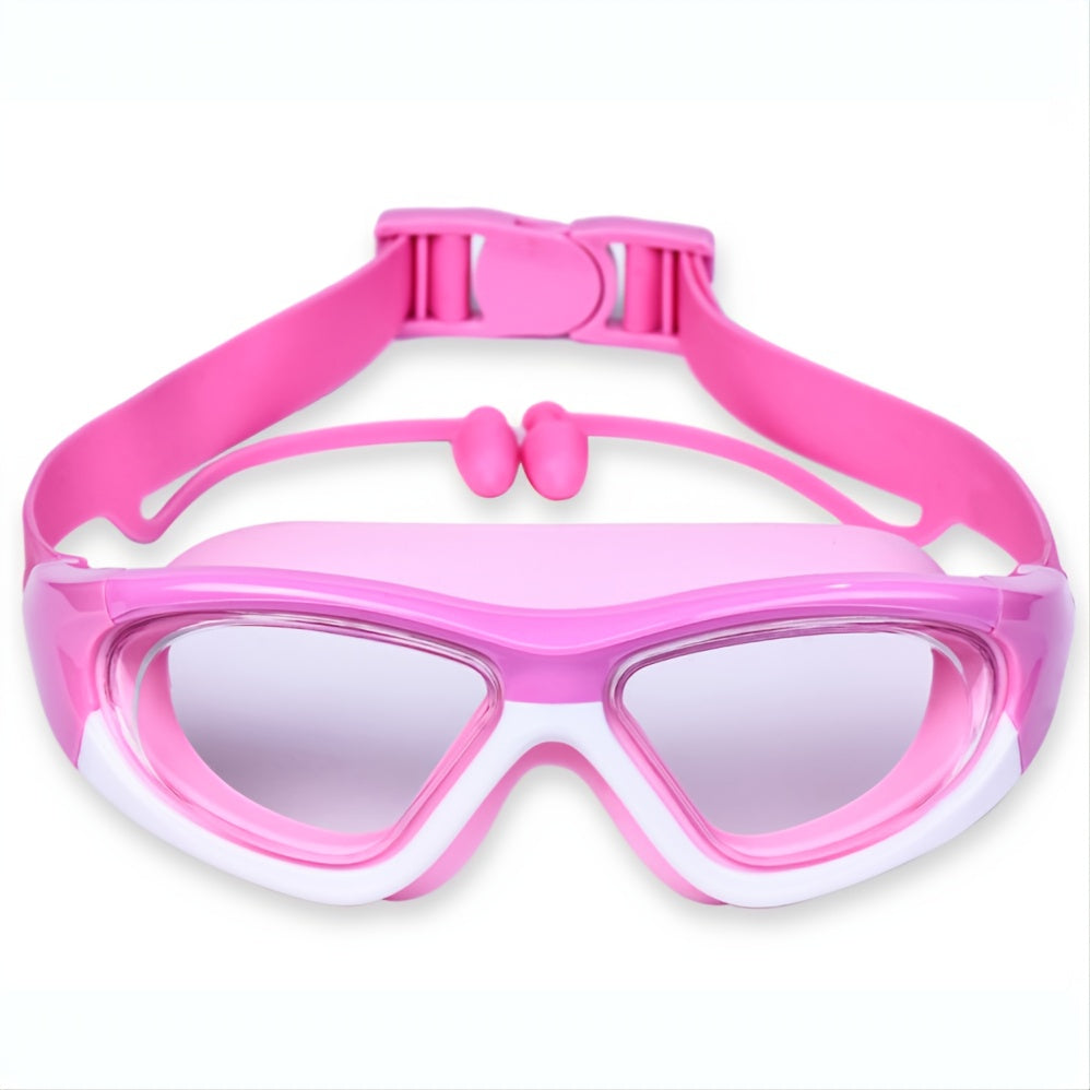 Kids Swim Goggles with Large Frame – Comfortable & Anti-Fog for Swimming Fun