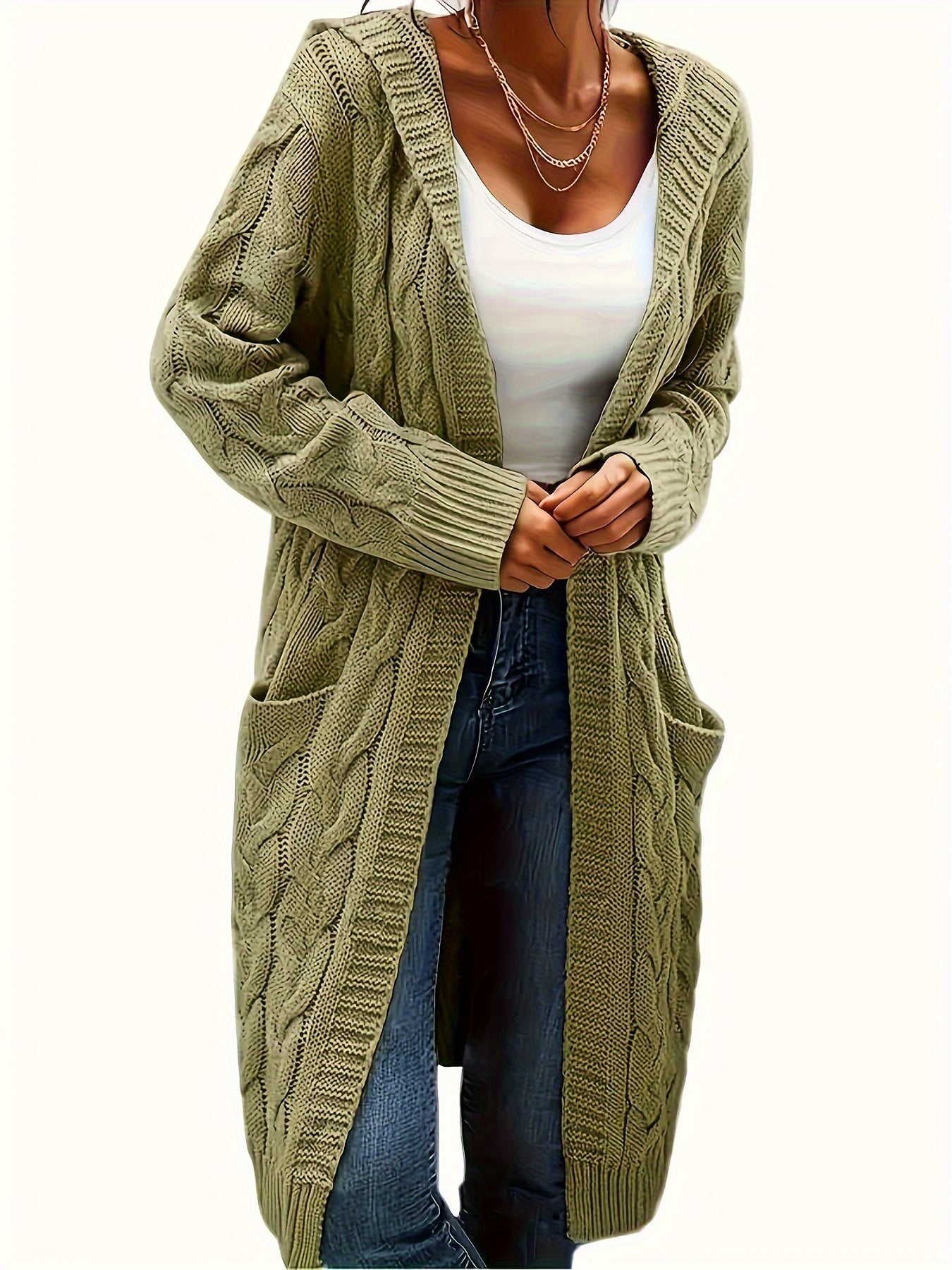Sophia’s Cable Knit Sweater - Comfort and Style for Cold Days