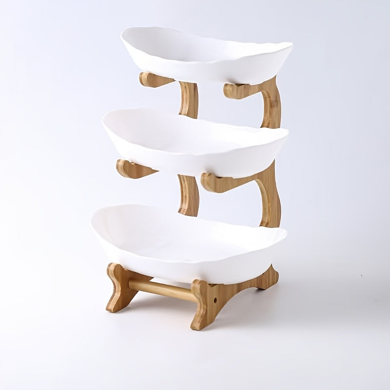NatureStack 3-Tier Fruit Bowl – Spatial and Functional