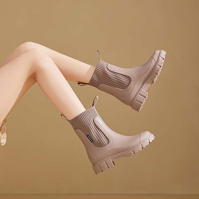 Urban Storm Women's Rain Boots - Stylish and Waterproof for Any Weather