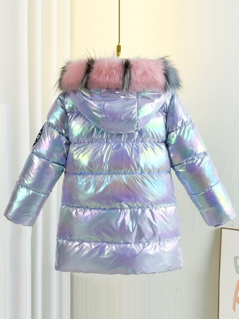 Ivy Shiny Winter Jacket for Children - Trendy and Warm for Cold Days