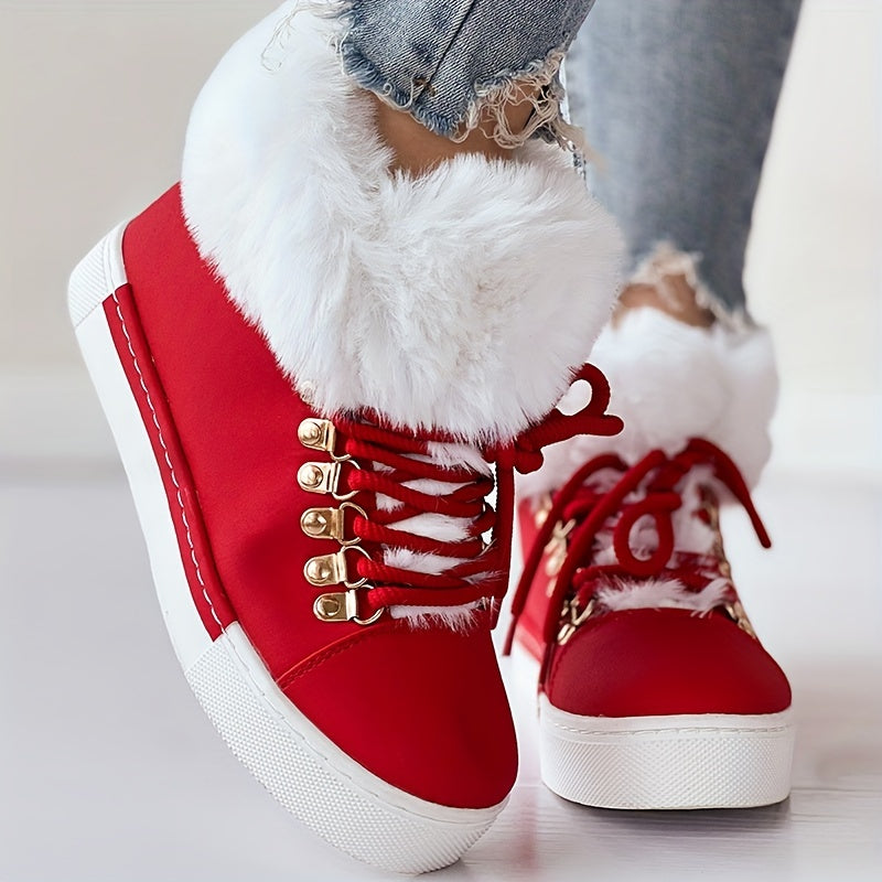 Isabelle Fluffy Boots - For Winter Warmth and Comfort